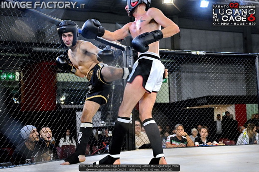 2023-12-02 Lugano in the Cage 6 01087 Kickboxing - Alfred Maccagni-Filippo Pfister